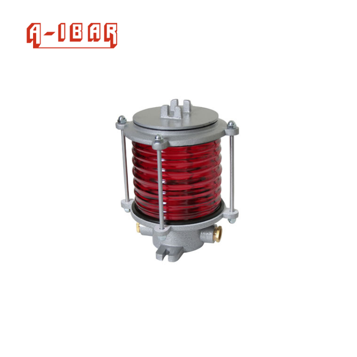 FANAL RECTO ROJO 150W ALUMINIO DE POLICARBONATO 360° HERMÉTICO IP56 (NO INCLUYE LÁMPARA)